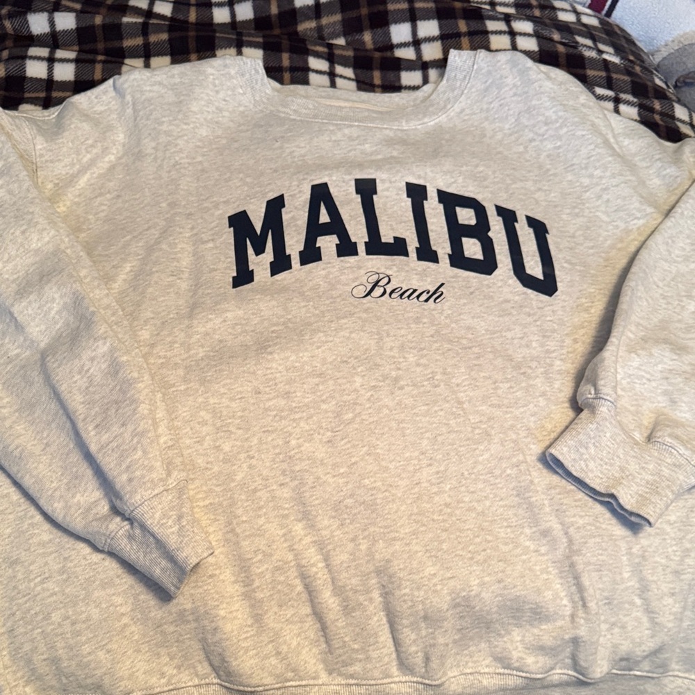 Gray Malibu Beach Sweatshirt